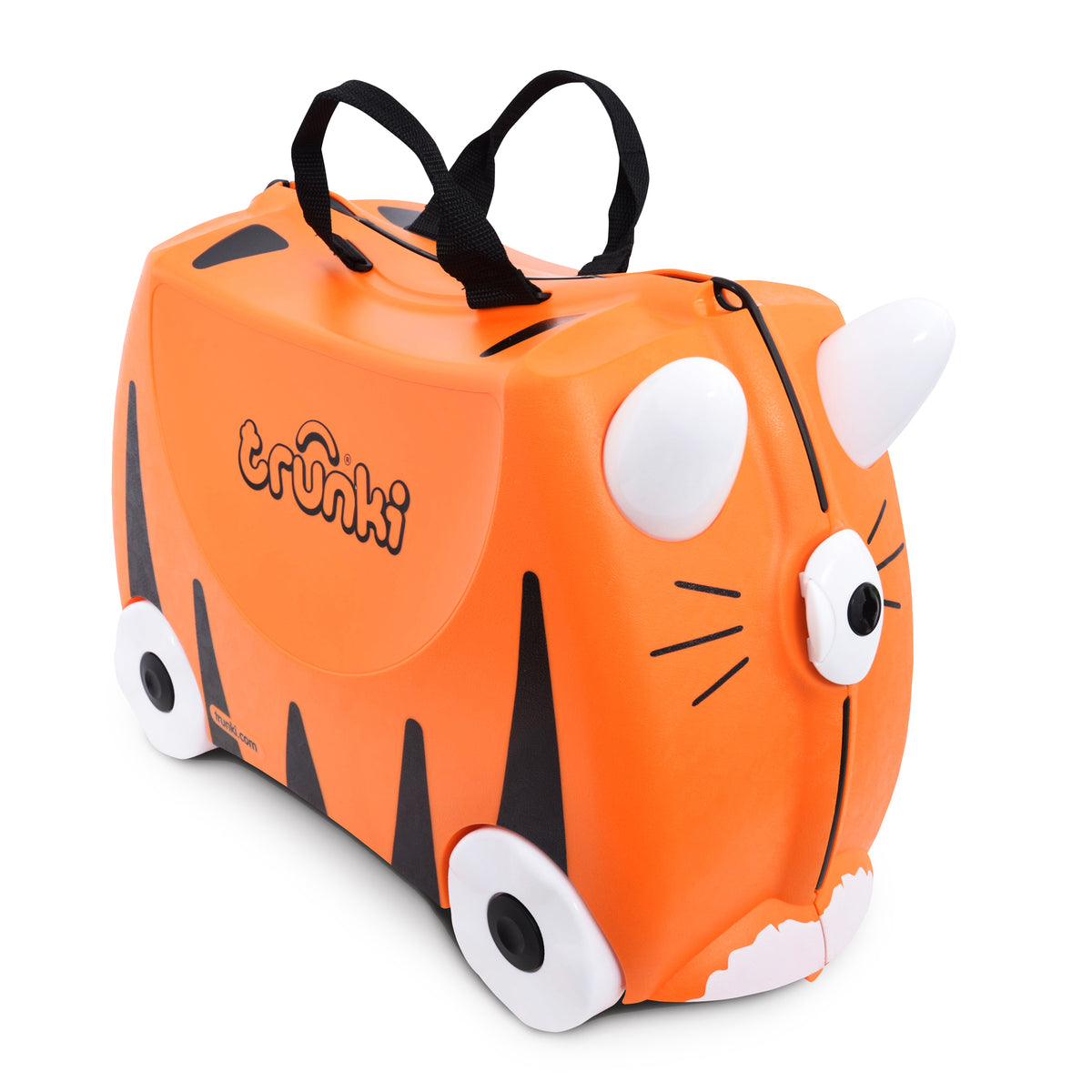 Melissa & Doug Trunki Tiger Kids Ride-On Suitcase Carry-On Luggage  Orange Tipu