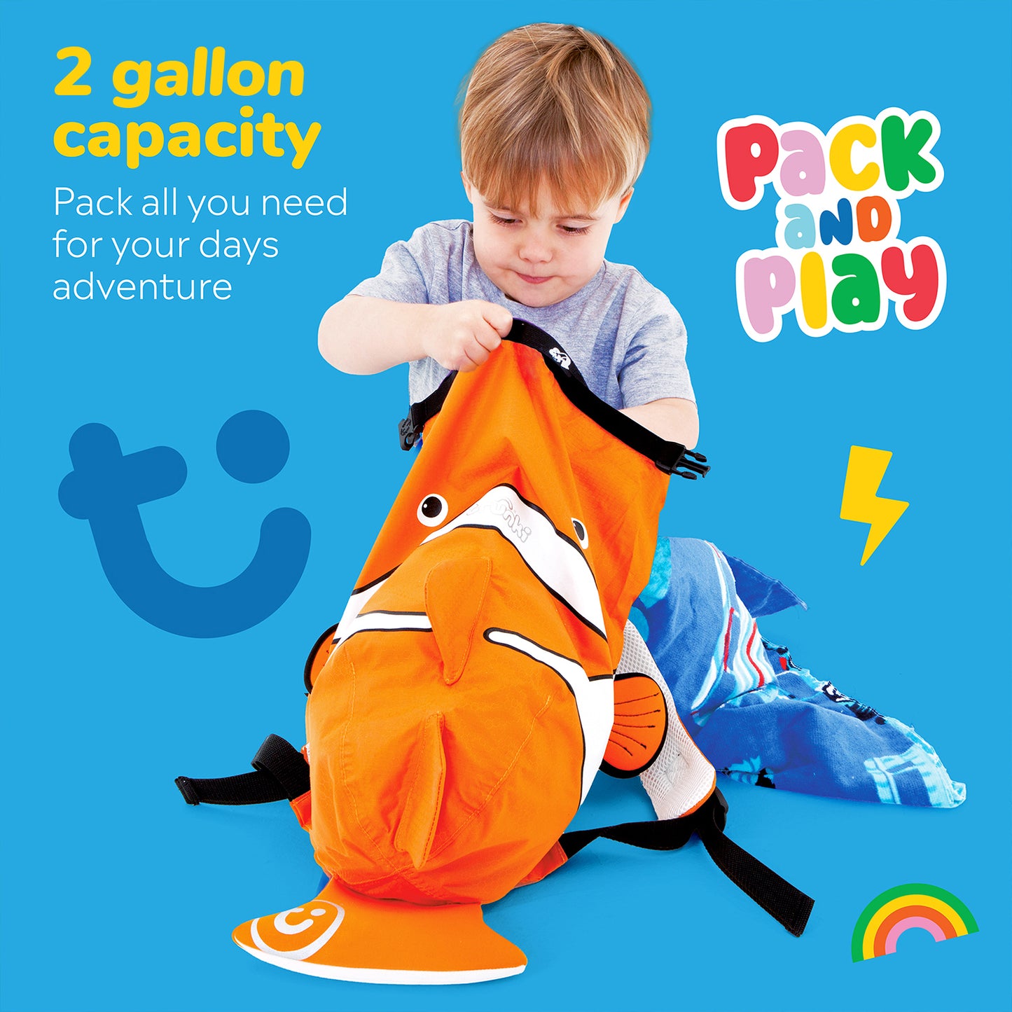 Chuckles the Clown Fish - Medium PaddlePak