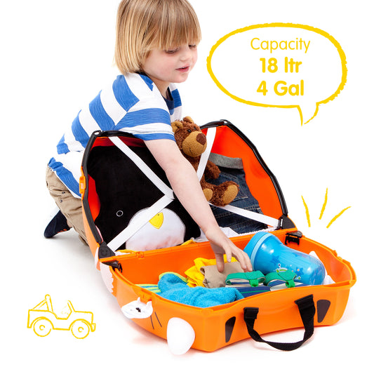 Trunki<br>à la fois valise pour les enfants<br>porteur et jouet - Envie  d'ailleurs Magazine